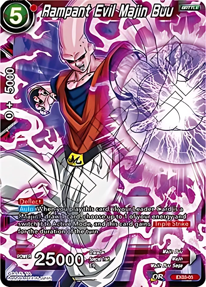 Rampant Evil Majin Buu #EX03-05