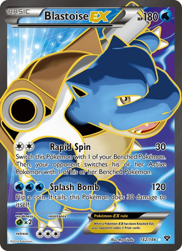 Blastoise Ex #142
