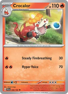 Crocalor Reverse Holo