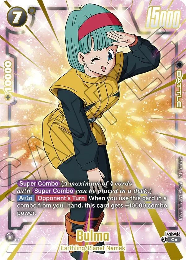 Bulma [Gold] #FS12-15