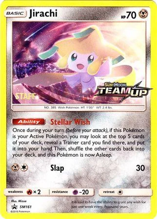 Jirachi Prerelease Staff #SM161
