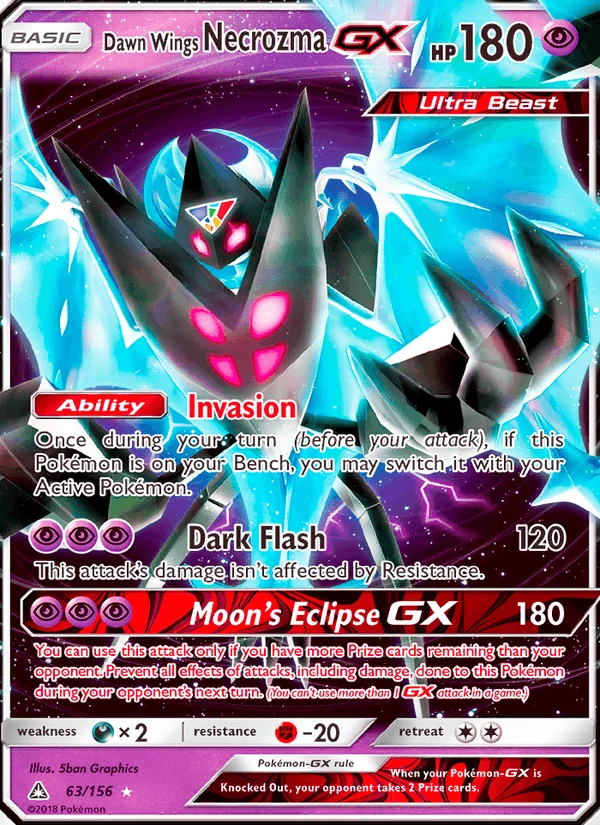 Dawn Wings Necrozma Gx #63