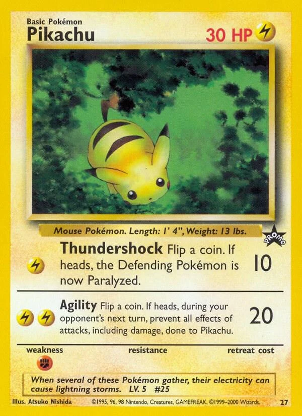 Pikachu WOTC #27