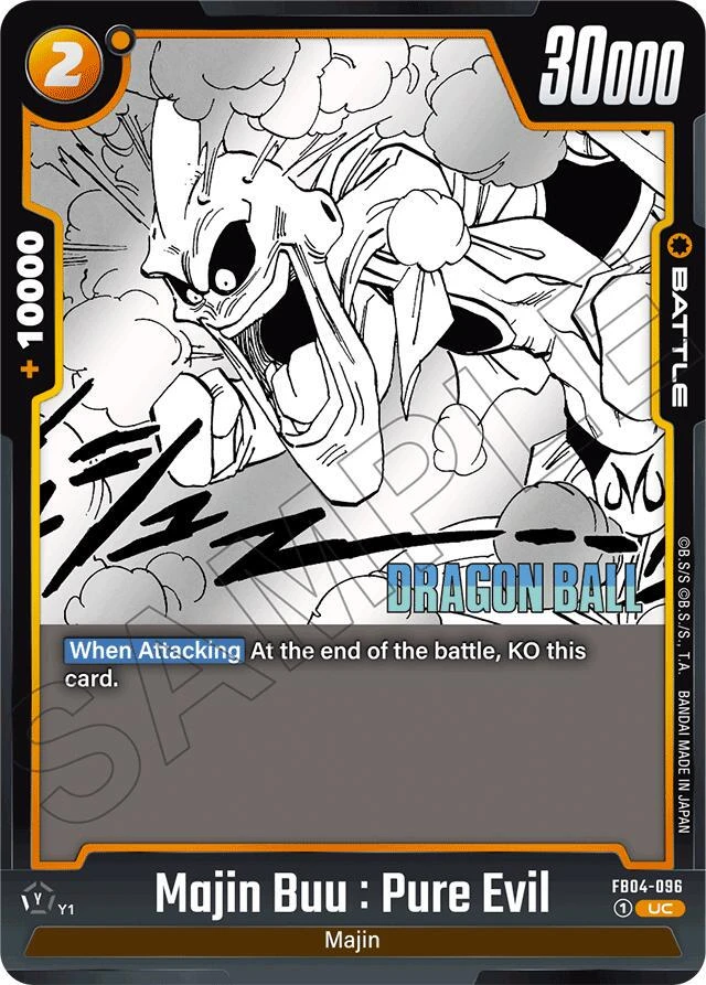 Majin Buu : Pure Evil [Release Event Manga Art] #FB04-096