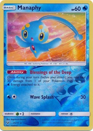 Manaphy Reverse Holo #25