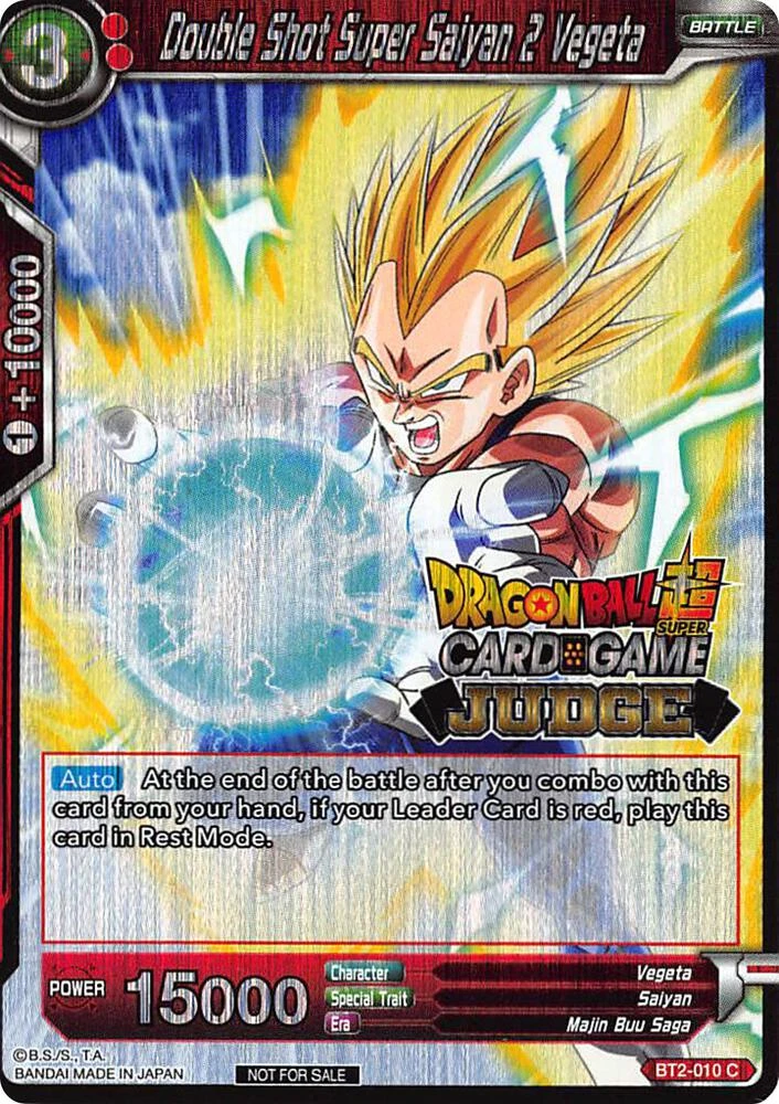 Double Shot Super Saiyan 2 Vegeta [Judge Promo] #BT2-010