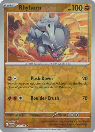 Rhyhorn Reverse #111
