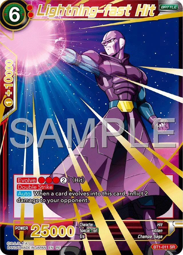 Lightning-fast Hit [Reprint] #BT1-011
