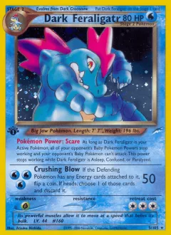 Dark Feraligatr 1st Edition