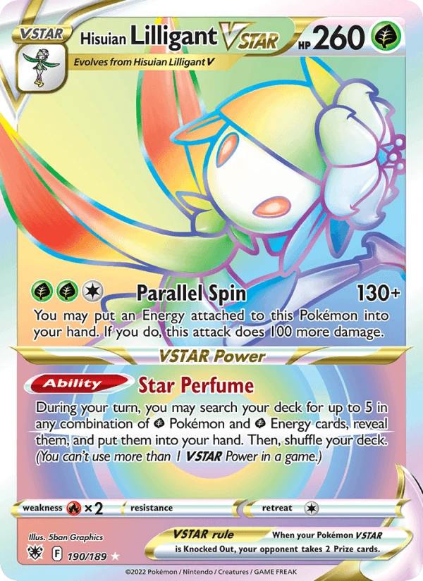 Hisuian Lilligant Vstar #190