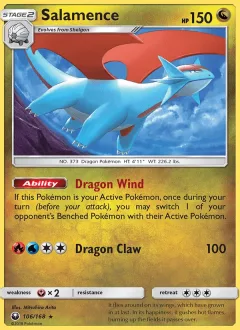 Salamence Cosmos Holo