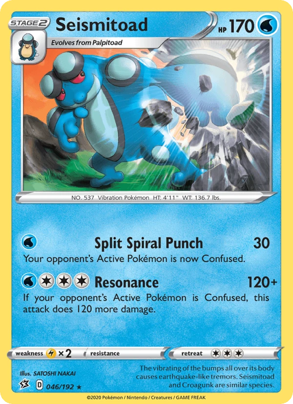 Seismitoad Reverse Holo #46