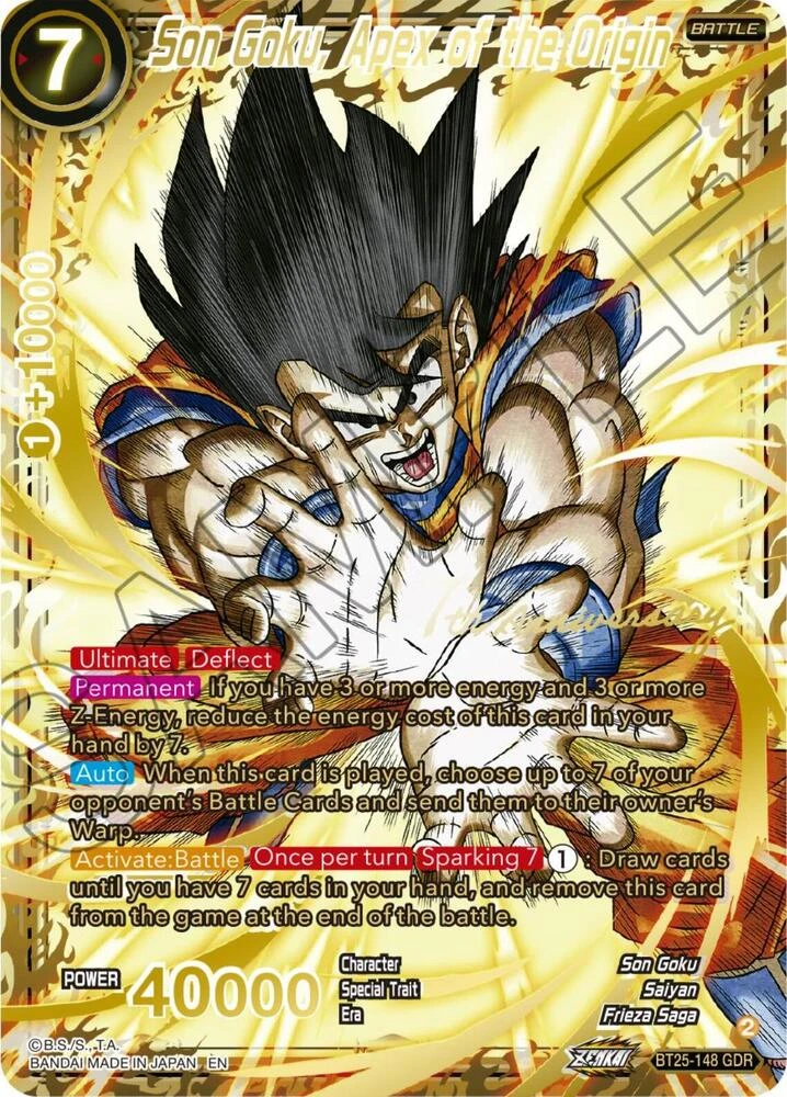 Son Goku, Apex of the Origin [GDR] #BT25-148