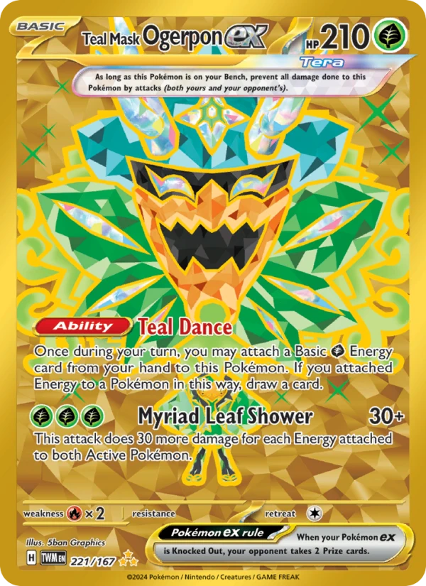 Teal Mask Ogerpon Ex #221