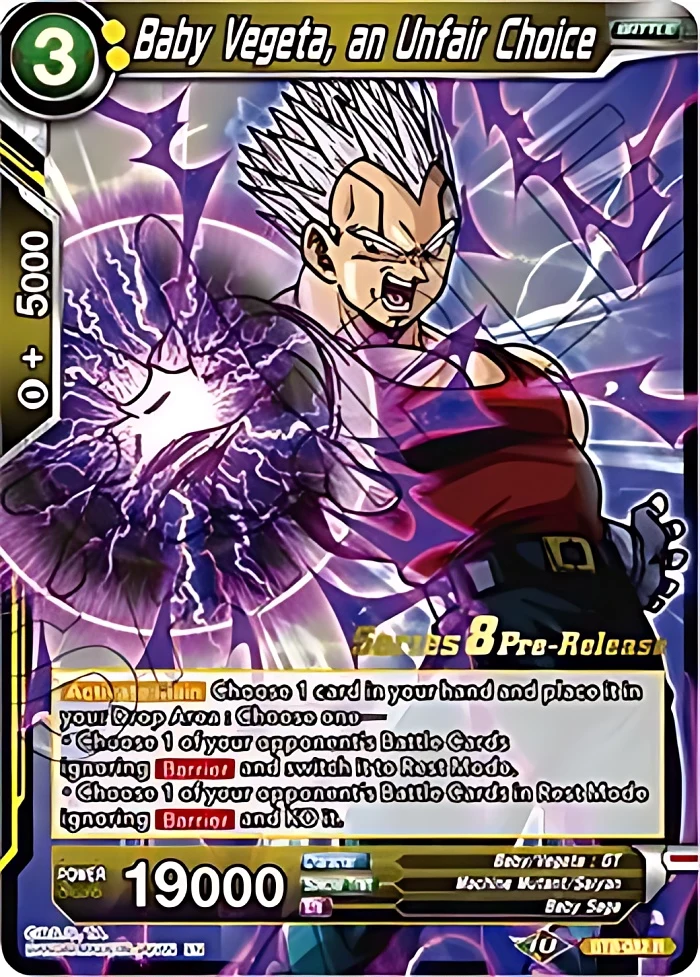 Baby Vegeta, an Unfair Choice [Pre-Release] #BT8-082_PR