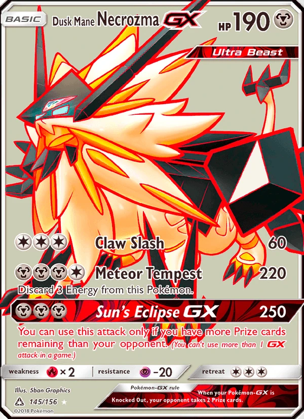 Dusk Mane Necrozma Gx #145