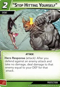 "Stop Hitting Yourself"