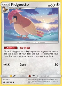 Pidgeotto Reverse Holo