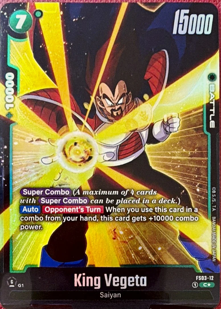 King Vegeta [Bonus Pack Alternate Art] #FS03-12