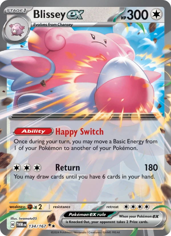 Blissey Ex #134