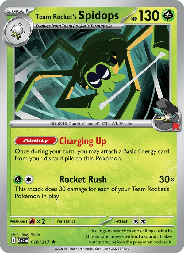 Team Rocket's Spidops #19