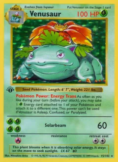 Venusaur Shadowless