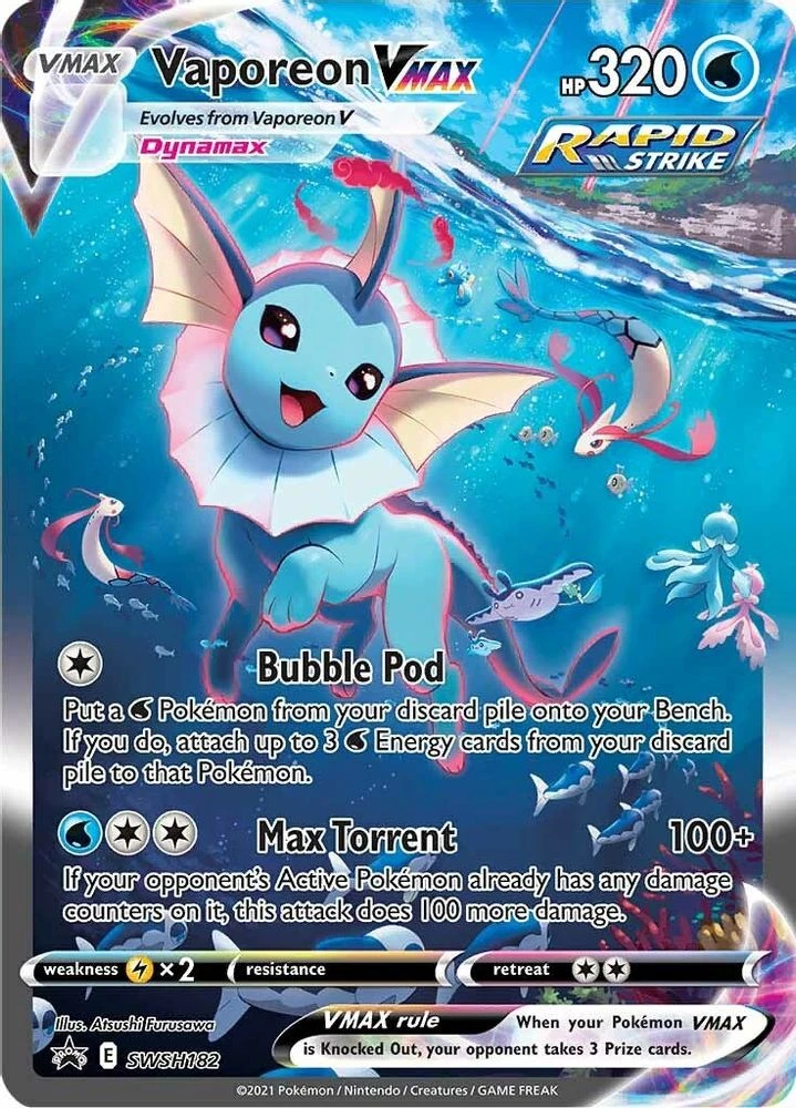 Vaporeon VMAX #SWSH182