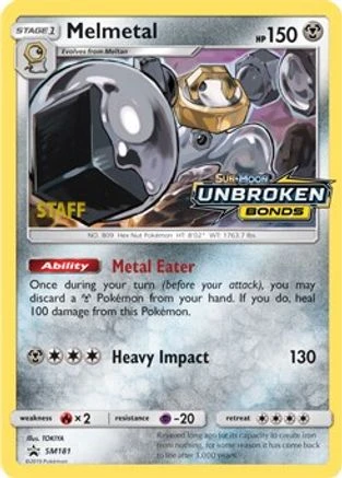 Melmetal Prerelease Staff #SM181