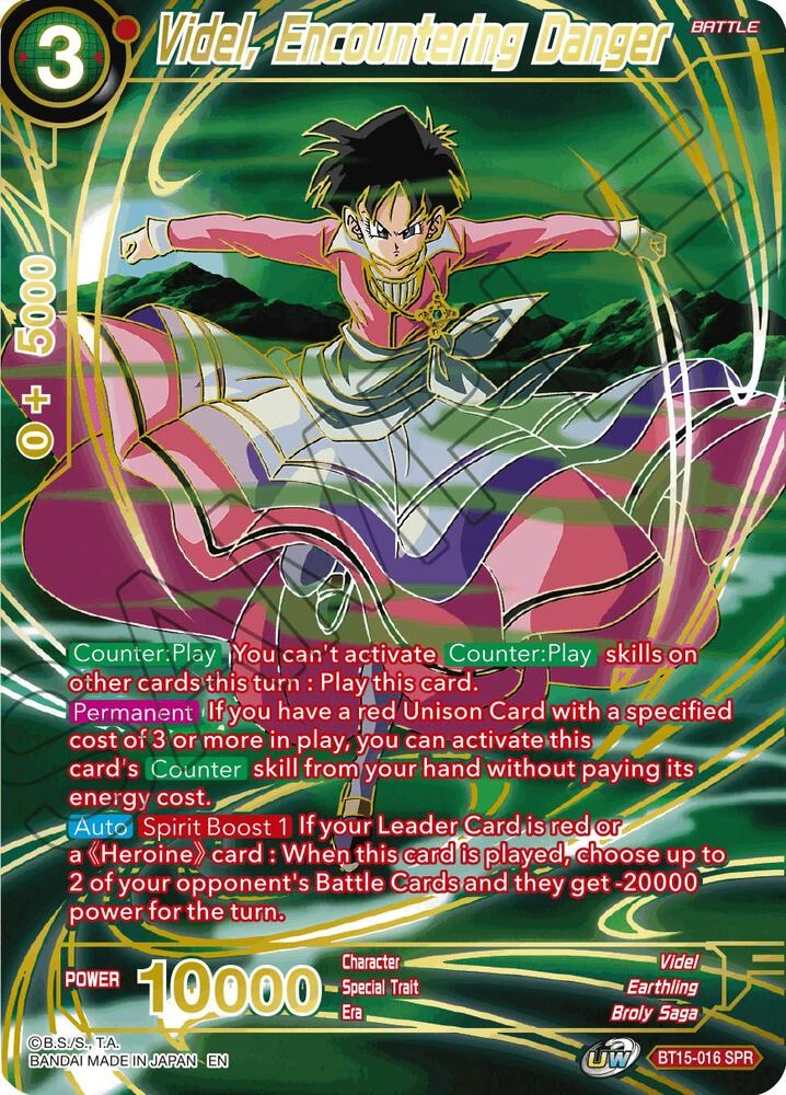 Videl, Encountering Danger [SPR] #BT15-016
