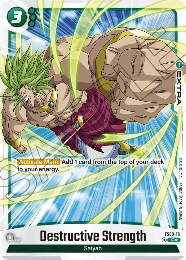 Destructive Strength [Bonus Pack Alternate Art] #FS03-16