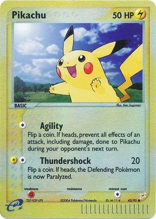 Pikachu Reverse Holo #43