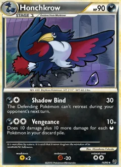 Honchkrow Reverse Holo