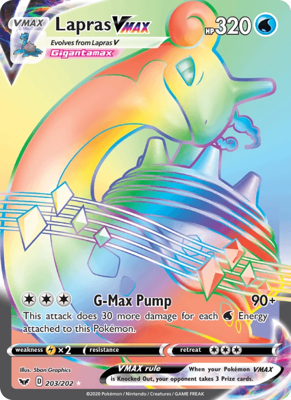 Lapras VMax #203