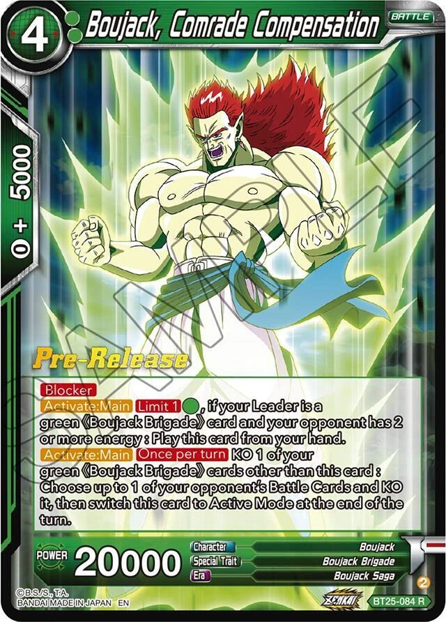 Boujack, Comrade Compensation [Pre-Release] #BT25-084