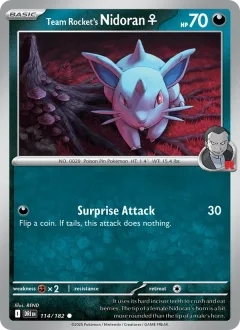Team Rocket's Nidoran Reverse Holo