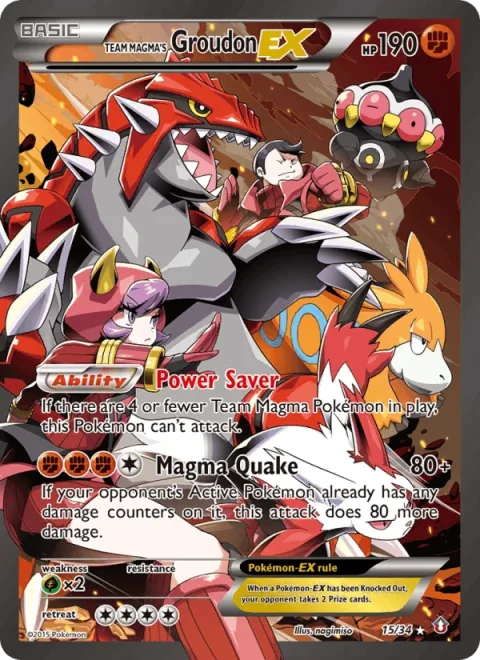 Team Magma's Groudon Ex