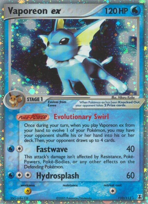 Vaporeon Ex 1st Edition #3