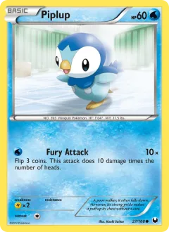 Piplup Reverse Holo