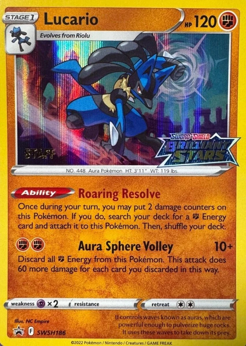Lucario Staff #SWSH186