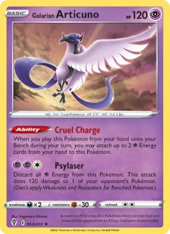 Galarian Articuno Holo