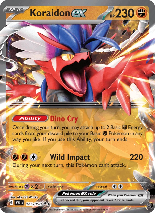 Koraidon Ex Prize Pack #125