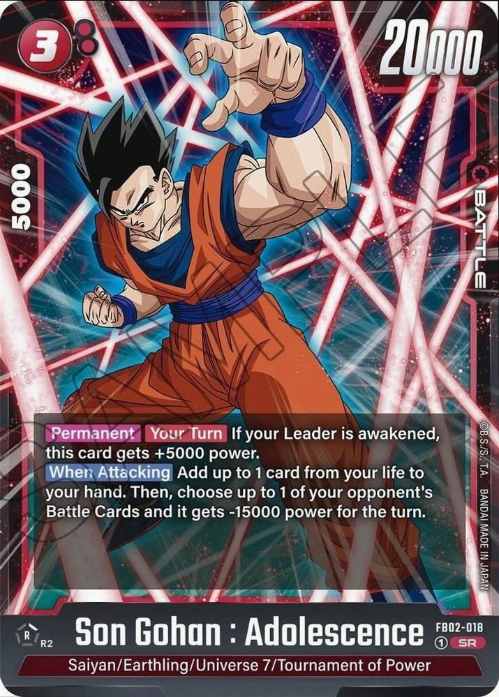 Son Gohan : Adolescence #FB02-018