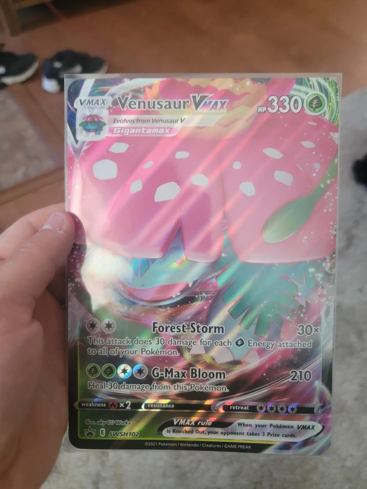 Venusaur VMax Jumbo #SWSH102