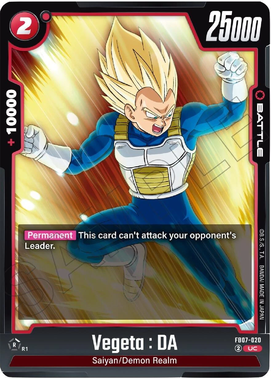 Vegeta : DA [Release Event] #FB07-020