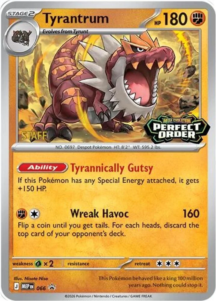 Tyrantrum Staff #66