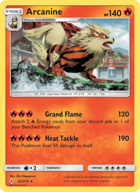 Arcanine Reverse Holo