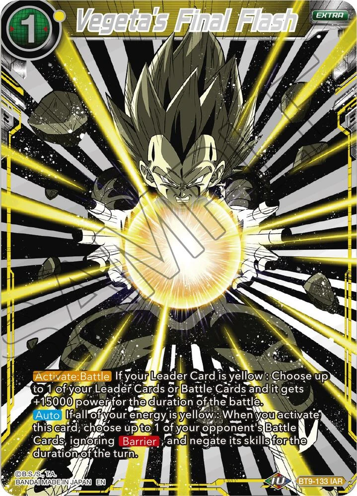 Vegeta's Final Flash #BT9-133