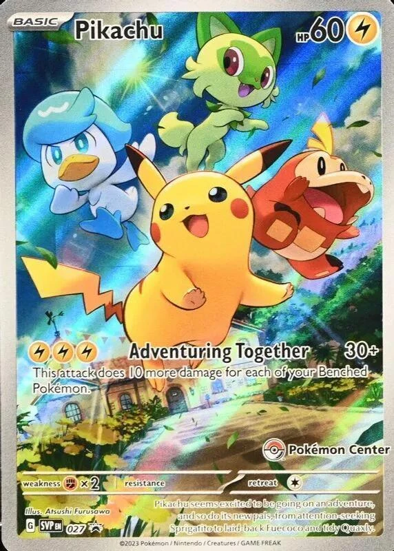 Pikachu Pokemon Center Stamp #27