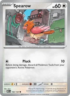 Spearow Reverse Holo