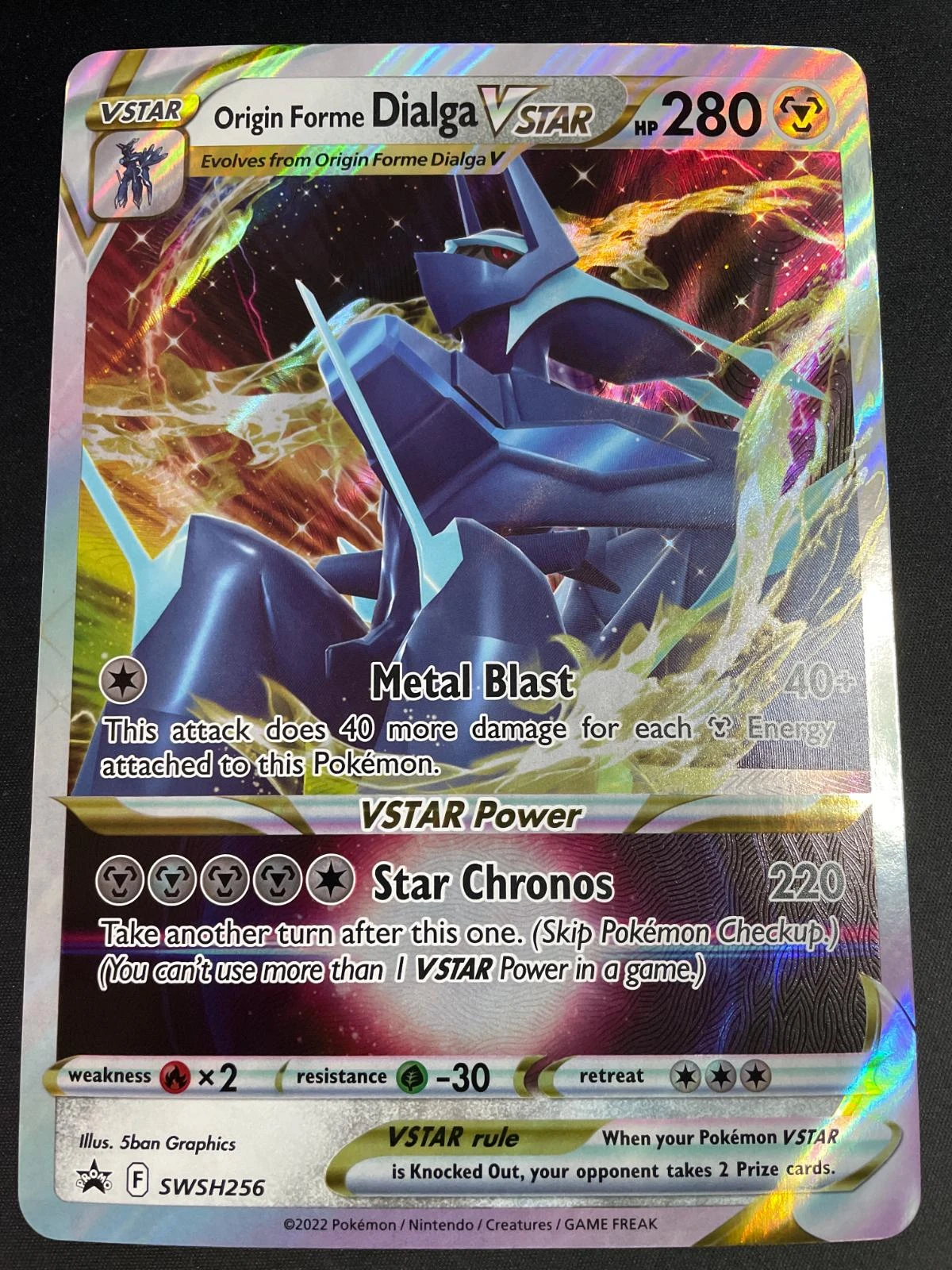Origin Forme Dialga VStar Jumbo #swsh256
